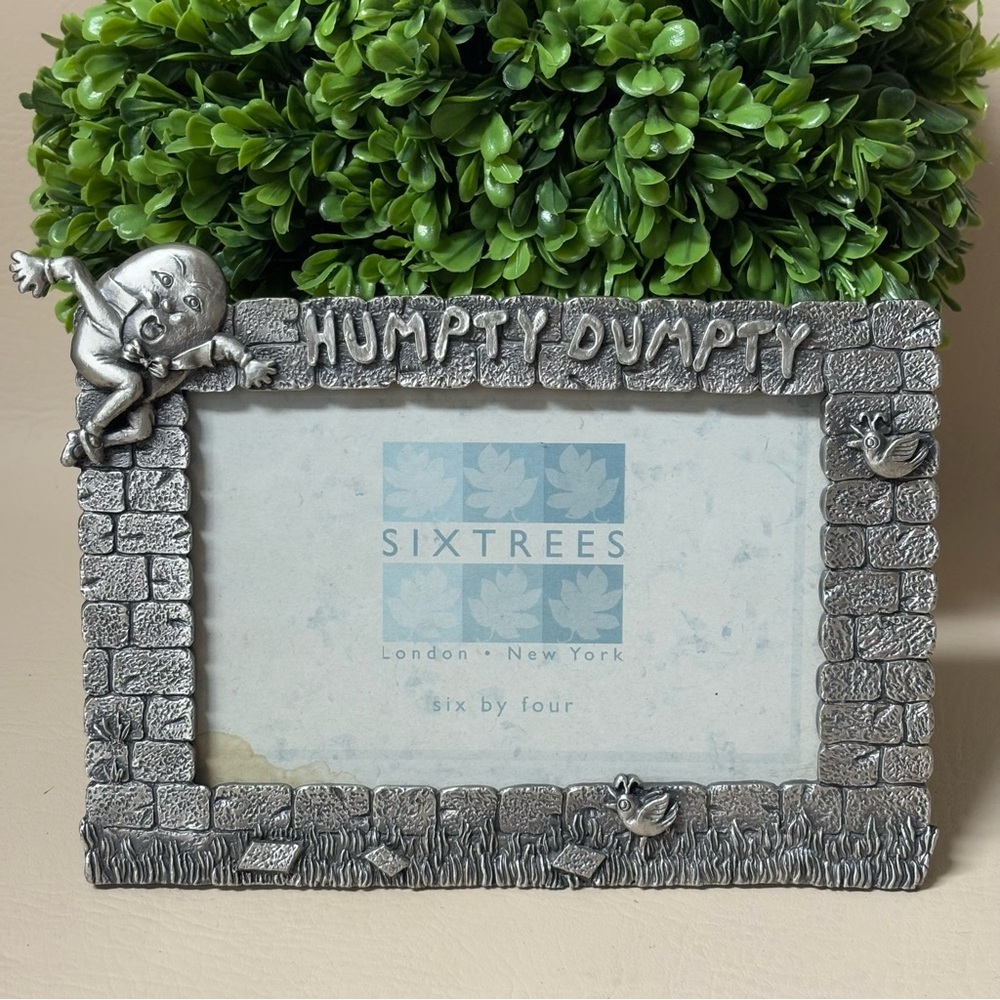 Humpty Dumpty Sixtrees Silver Photo Frame 6X4